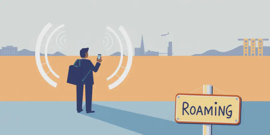 What is roaming? When you are not on your home mobile network